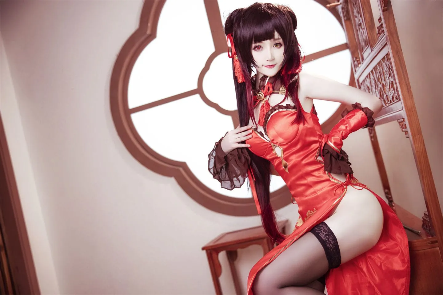 约会大作战 时崎狂三3cosplay-绝对领域