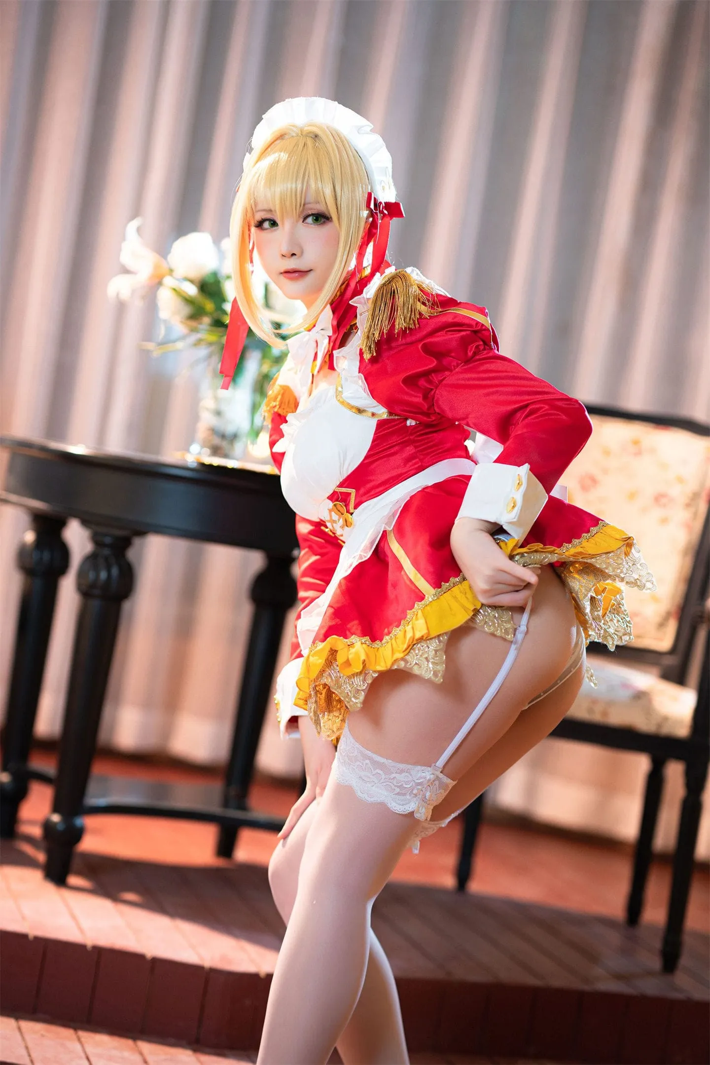FGO 尼禄女仆cosplay-绝对领域