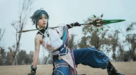《原神》魈cosplay-绝对领域