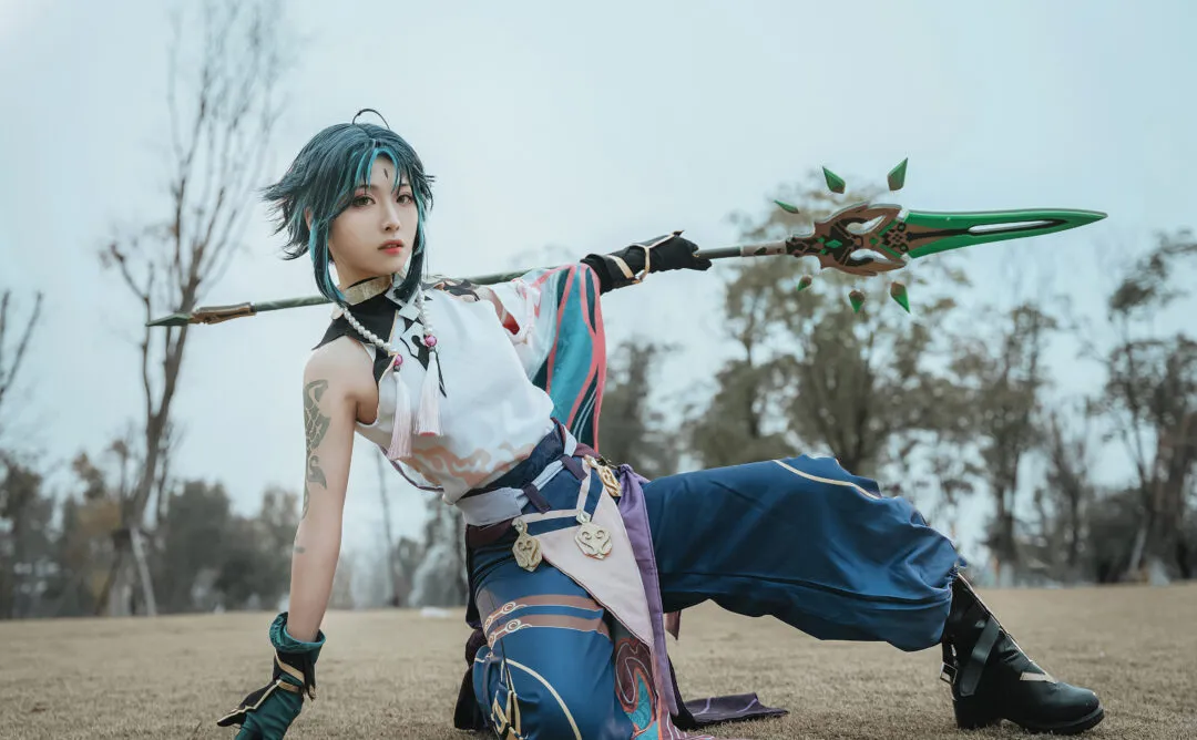 《原神》魈cosplay-绝对领域