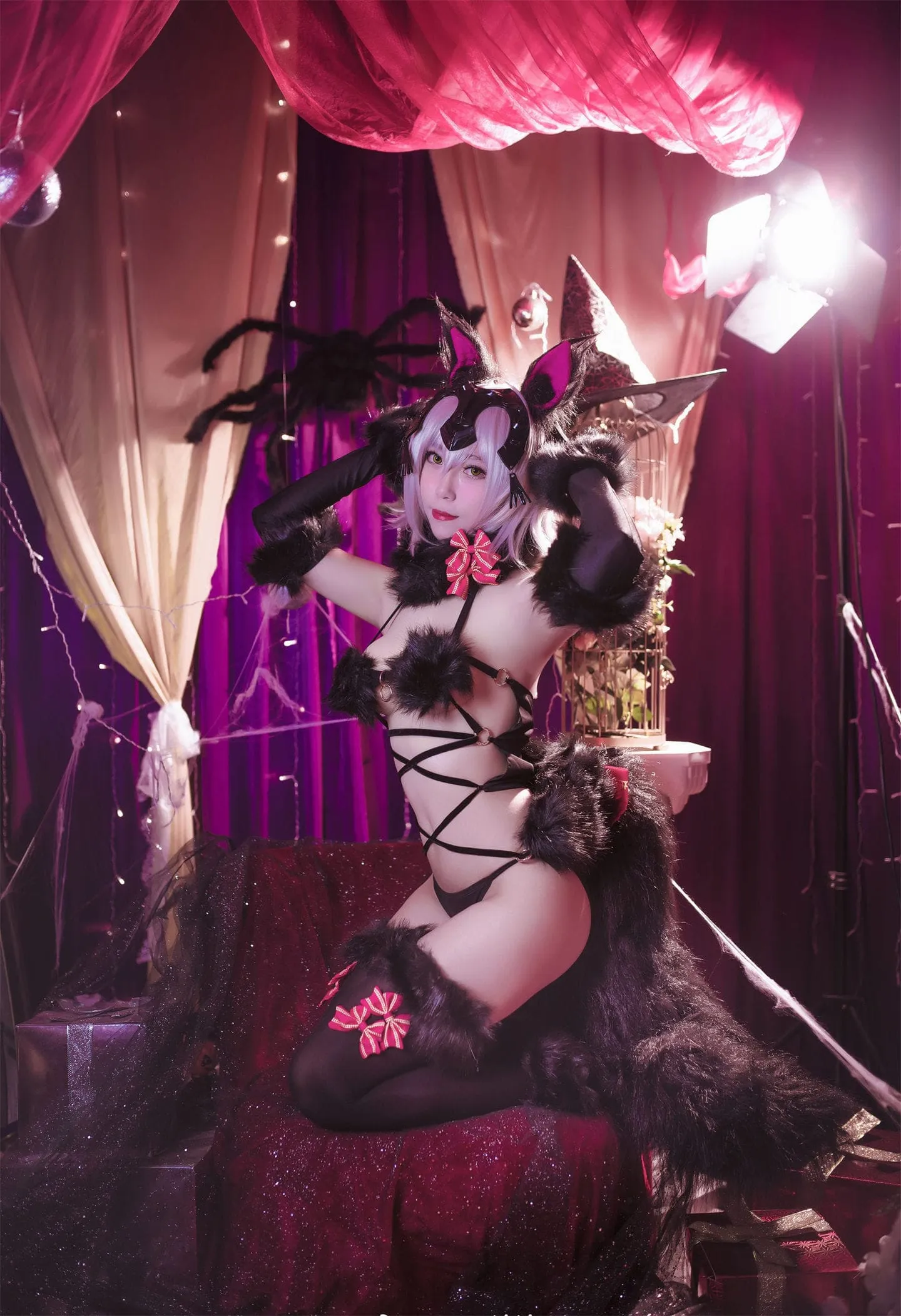 FGO 贞德黑贞cosplay-绝对领域