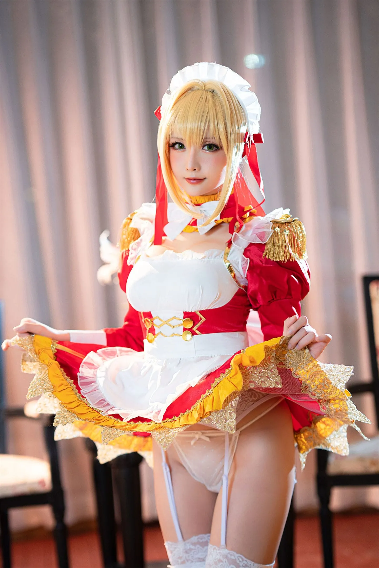 FGO 尼禄女仆cosplay-绝对领域