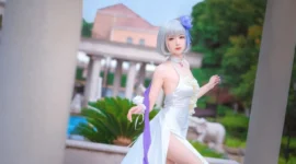 碧蓝航线 天狼星纯白蔷薇cosplay-绝对领域