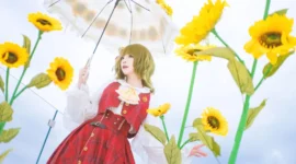 《东方Project》风见幽香cosplay-绝对领域