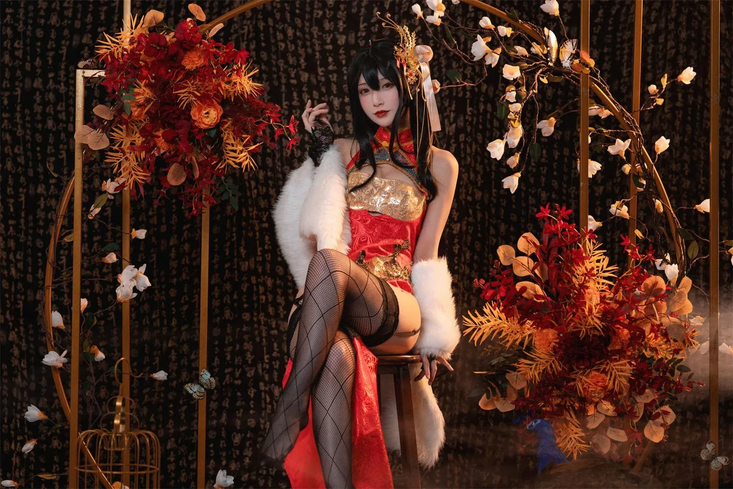 碧蓝航线 大凤旗袍cosplay-绝对领域