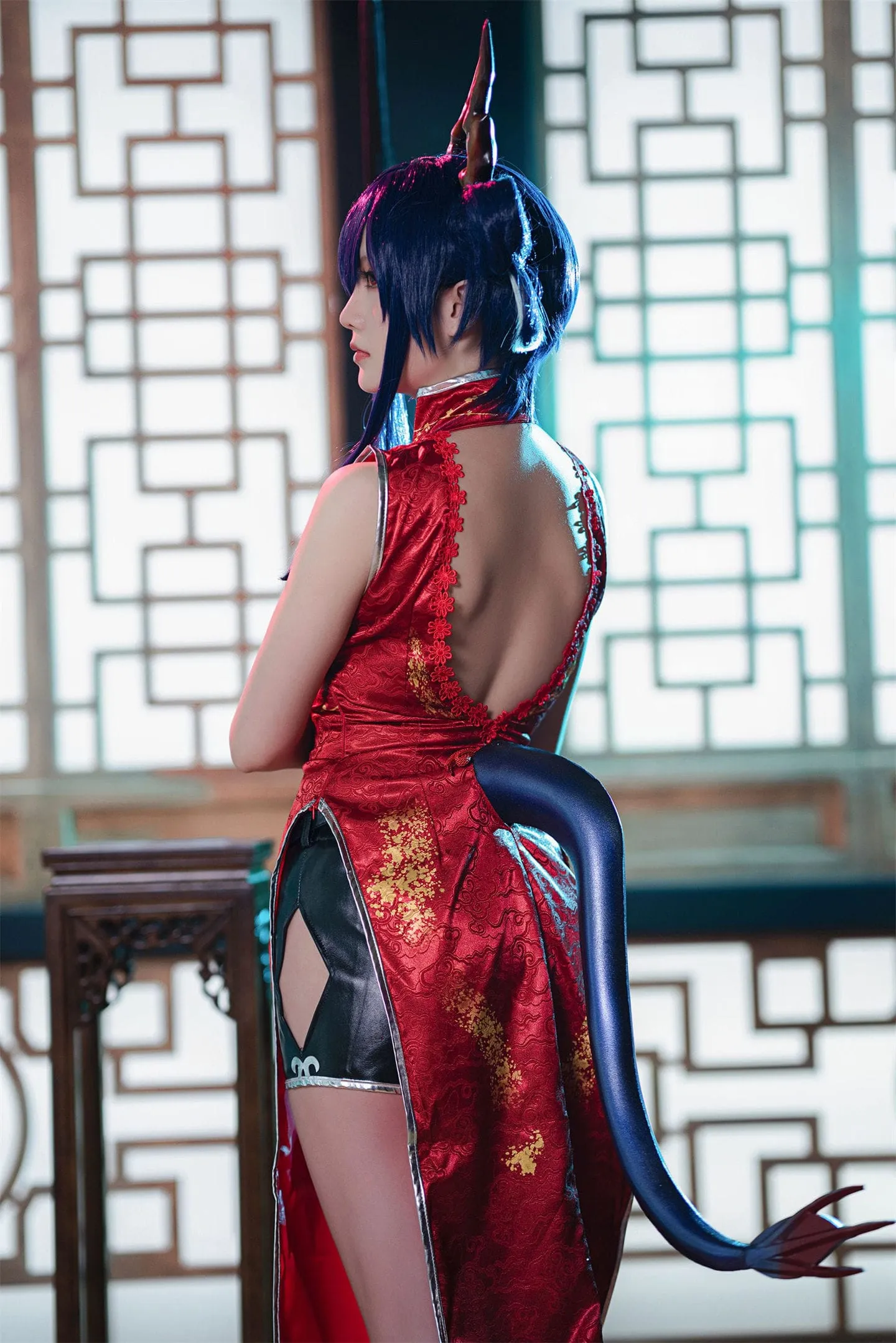 明日方舟 陈旗袍cosplay-绝对领域