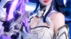 《崩坏3》雷电芽衣cosplay-绝对领域
