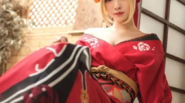 FGO 尼禄和服cosplay-绝对领域
