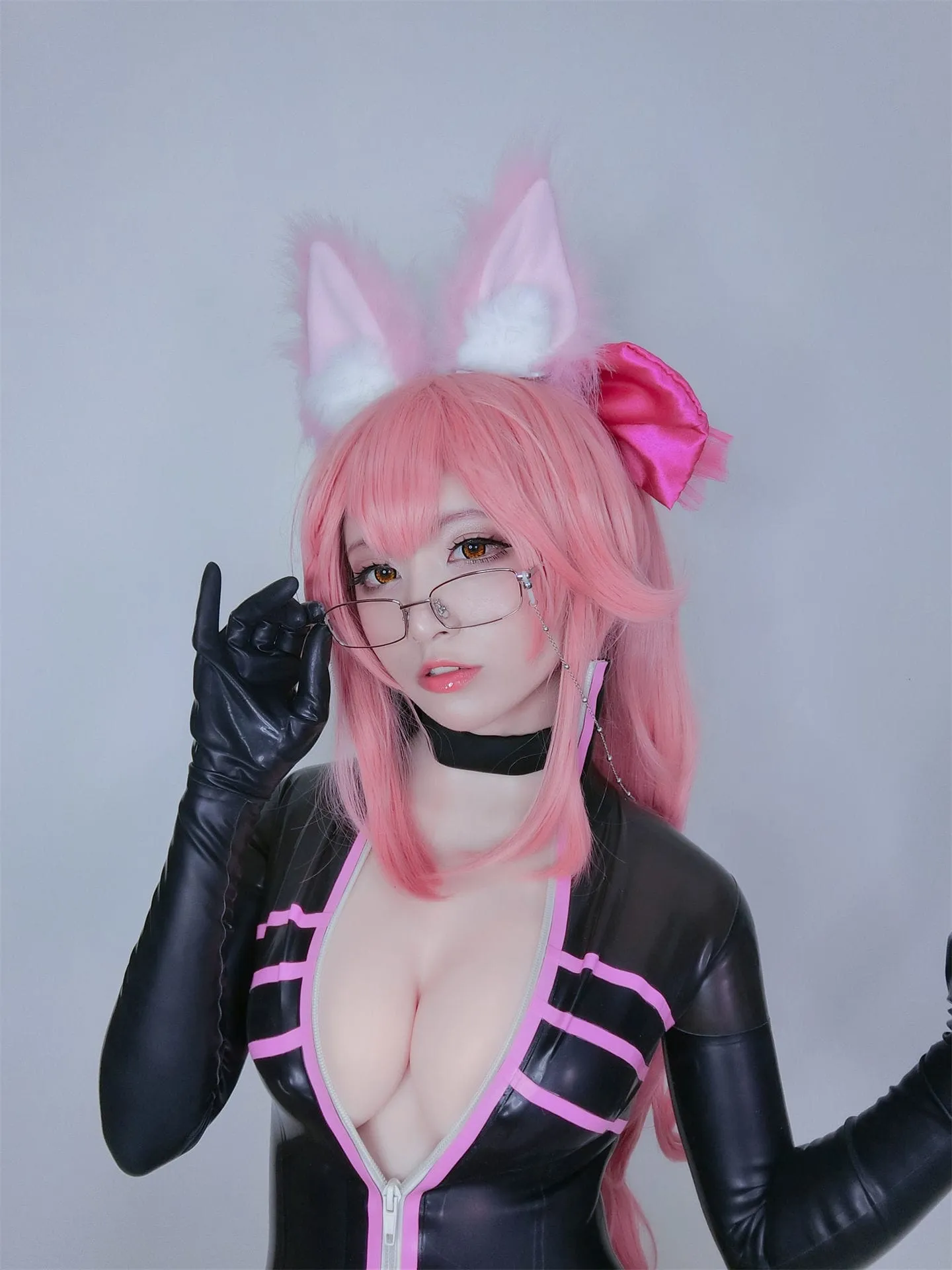 FGO 玉藻前秘书狐性感cosplay-绝对领域