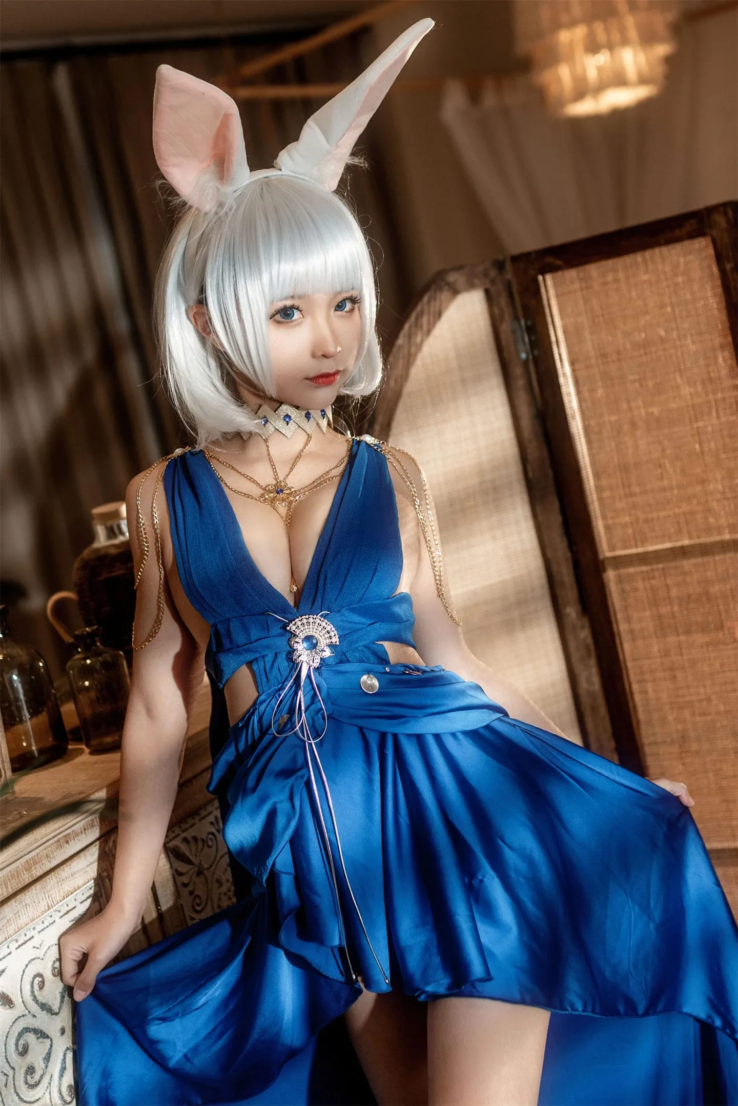 碧蓝航线 加贺礼服cosplay-绝对领域