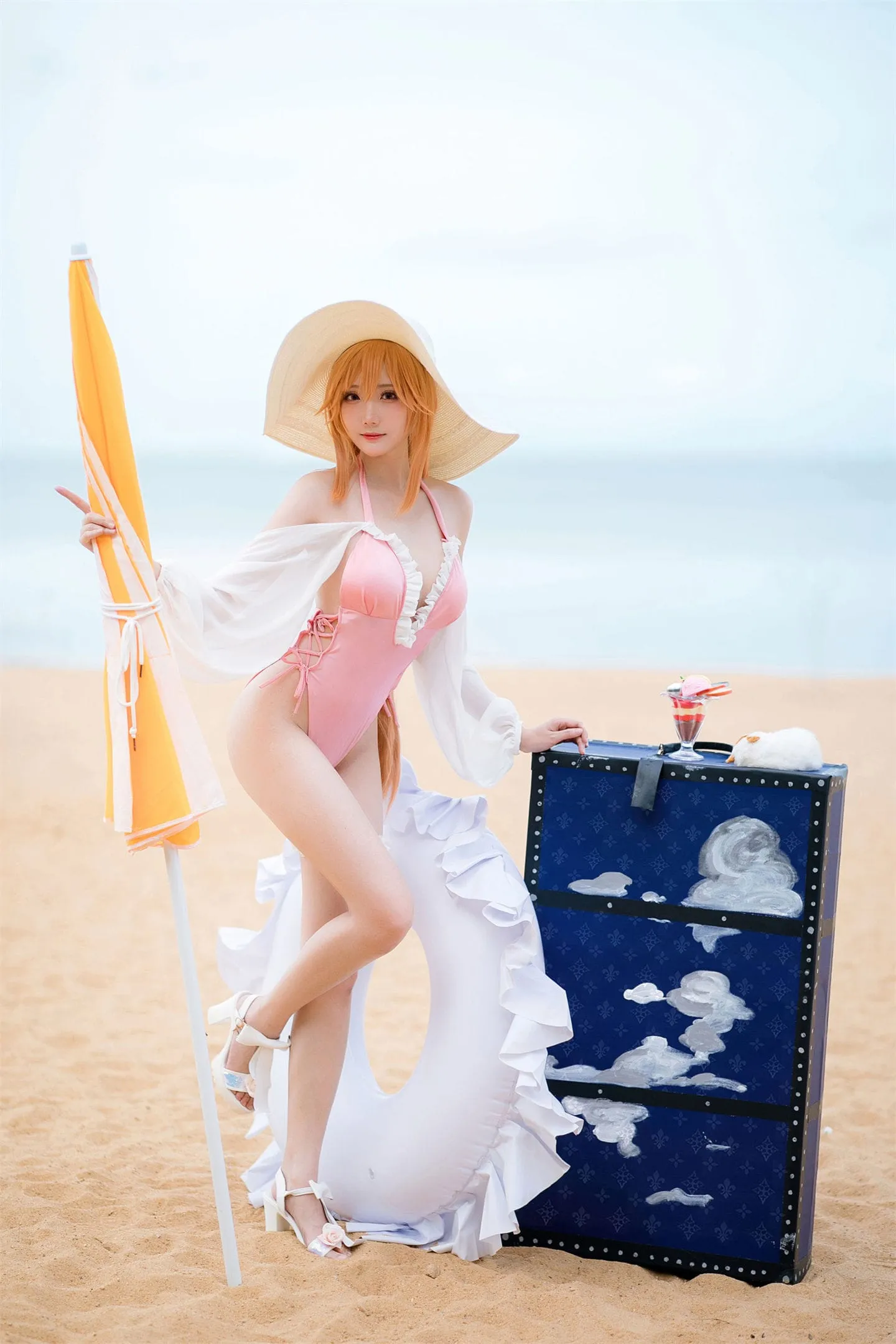碧蓝航线 黎塞留泳装cosplay-绝对领域