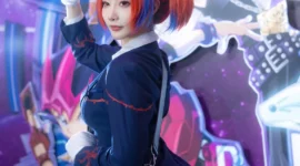 《游戏王决斗链接》导游cosplay-绝对领域