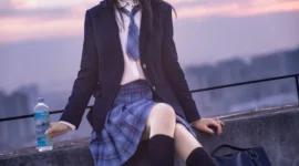 jk日常 少女系写真-绝对领域