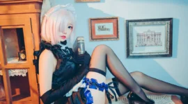 FGO 玛修女仆cosplay-绝对领域