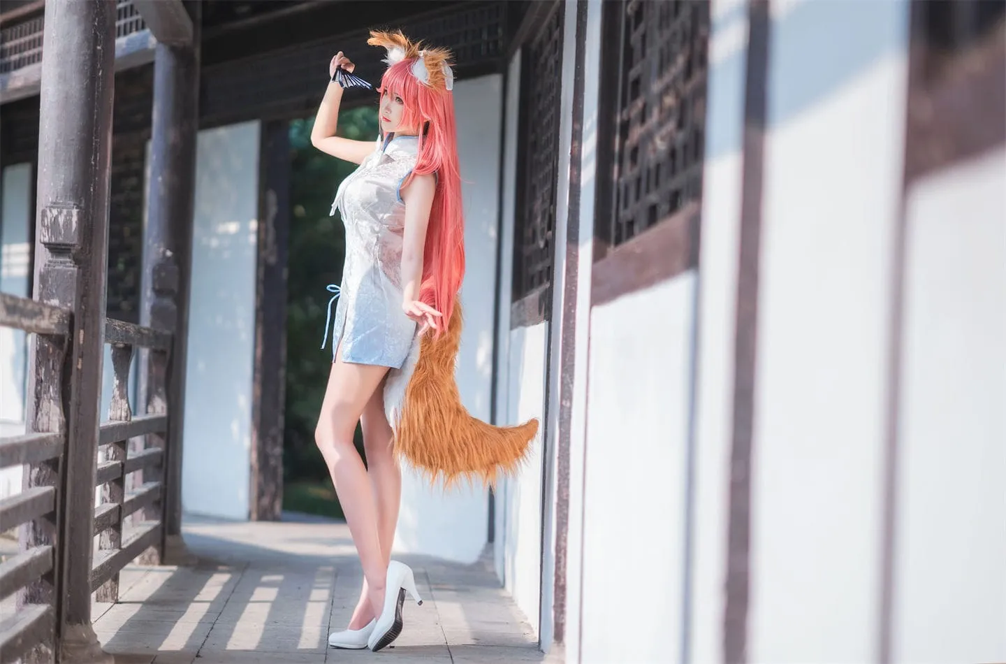 王者荣耀 阿狸旗袍cosplay-绝对领域