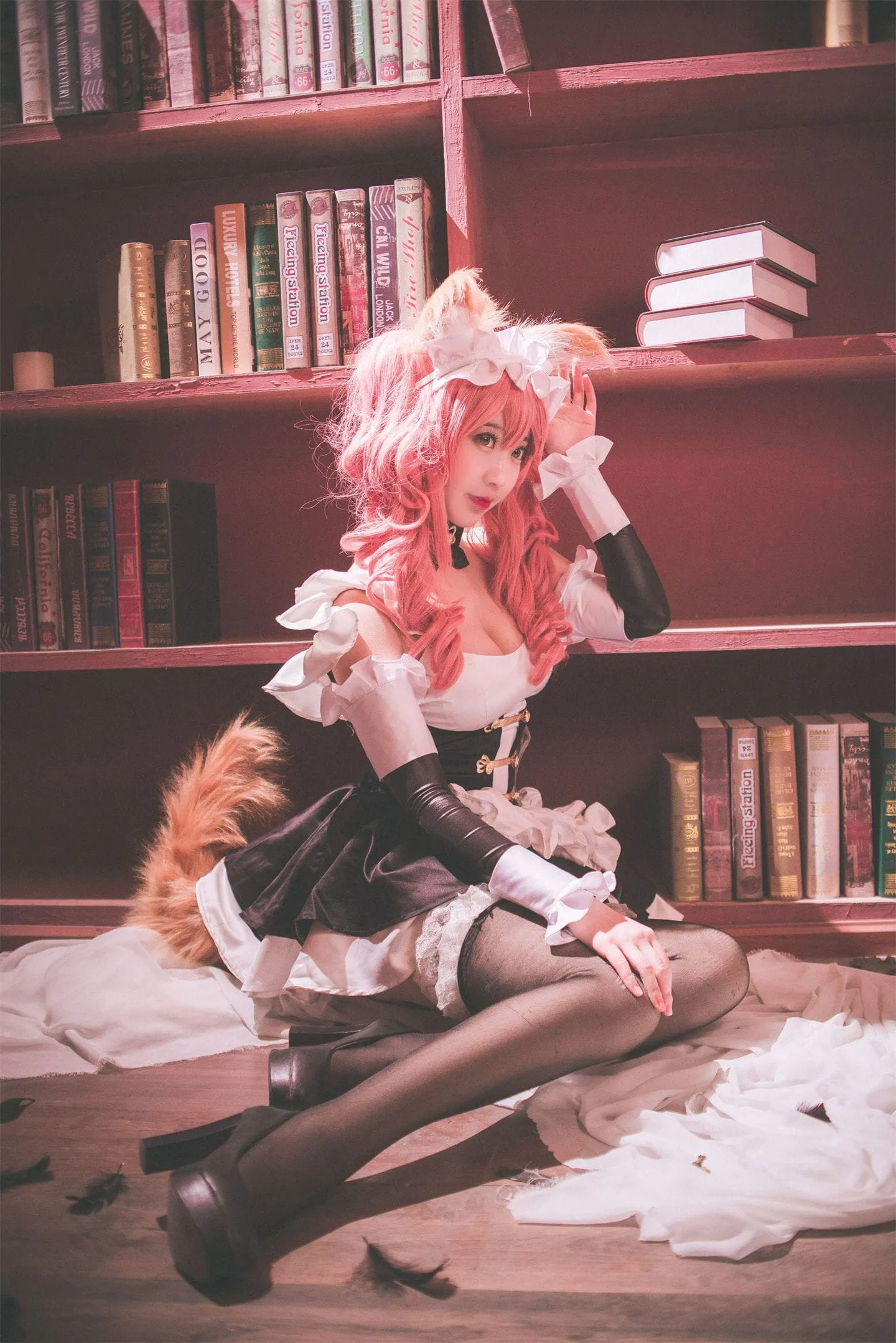 FGO 玉藻前女仆装cosplay-绝对领域