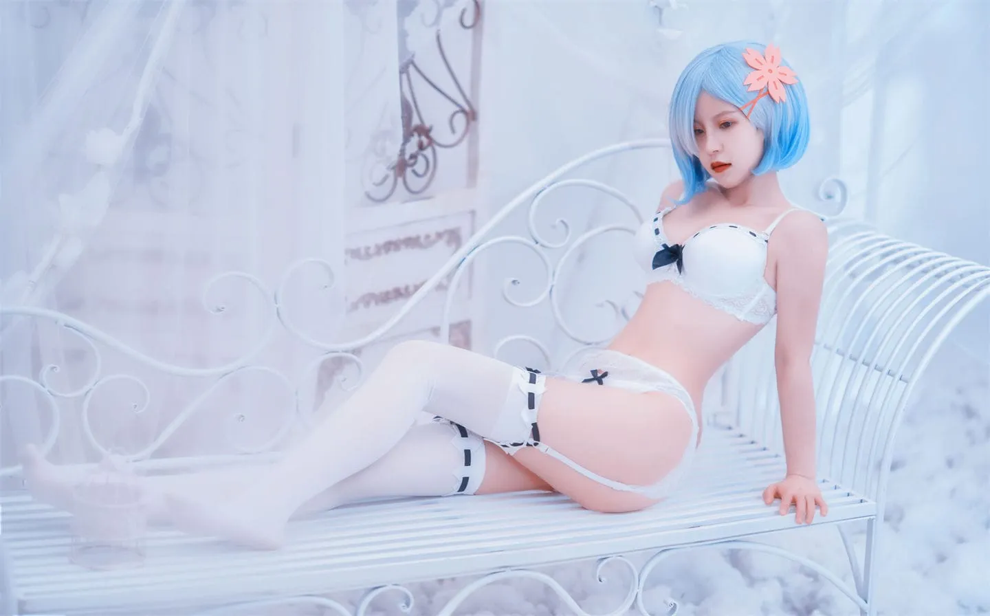 从零开始的异世界生活 蕾姆睡衣cosplay-绝对领域