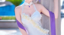 碧蓝航线 天狼星纯白蔷薇cosplay-绝对领域