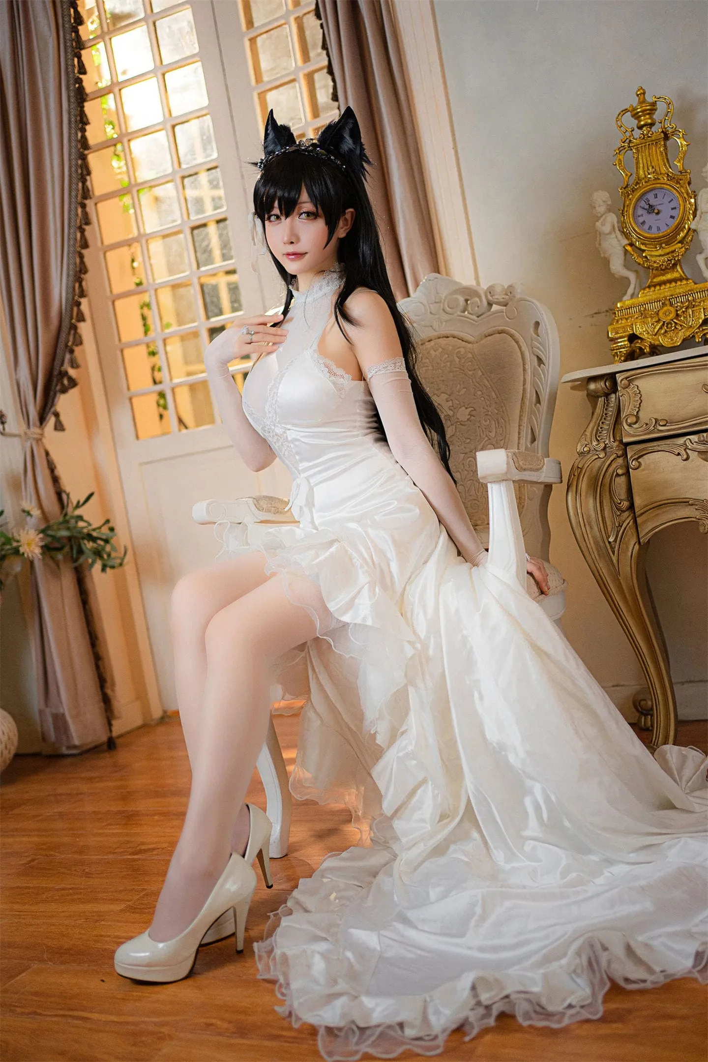 碧蓝航线 爱宕婚纱3cosplay-绝对领域