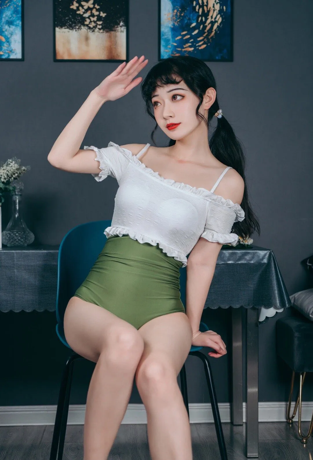 泳装少女写真-绝对领域