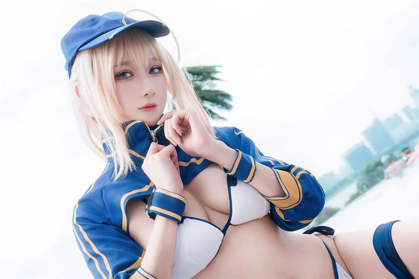 FGO 谜之女主角X阿尔托莉雅X呆cosplay-绝对领域