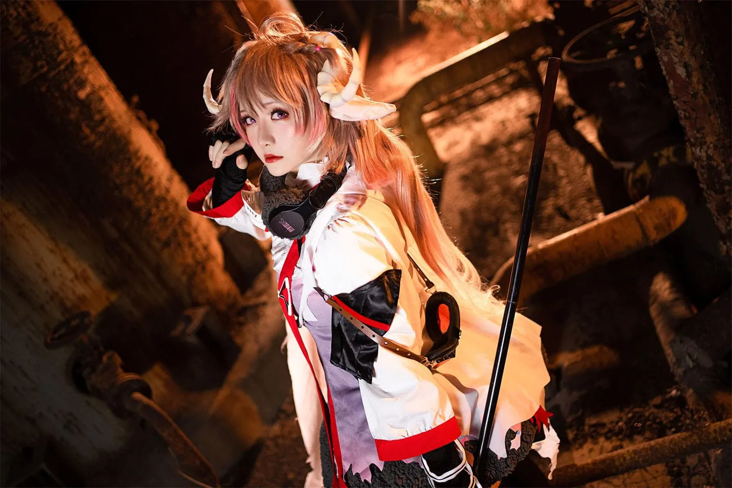 明日方舟 艾雅法拉cosplay-绝对领域