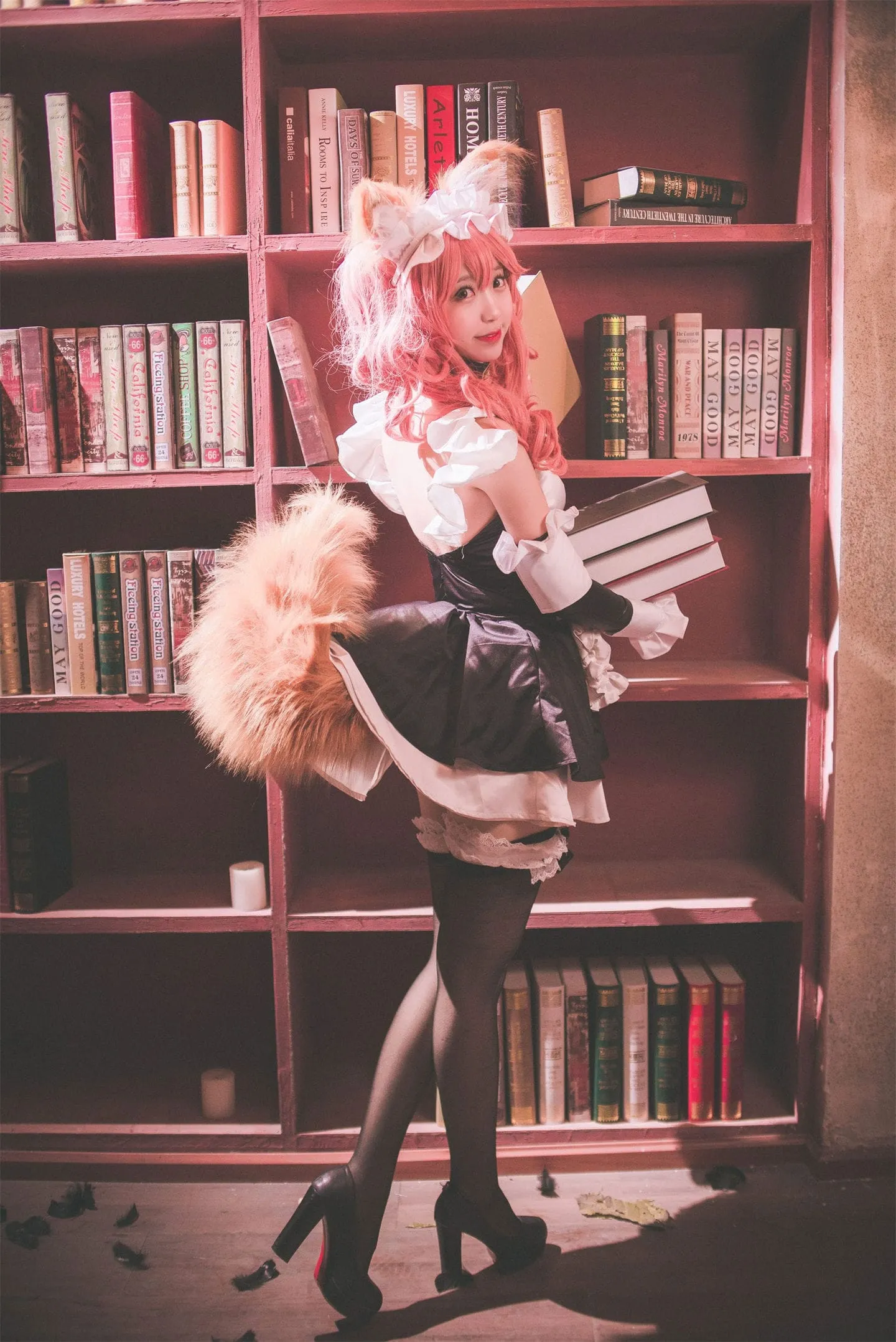 FGO 玉藻前女仆装cosplay-绝对领域