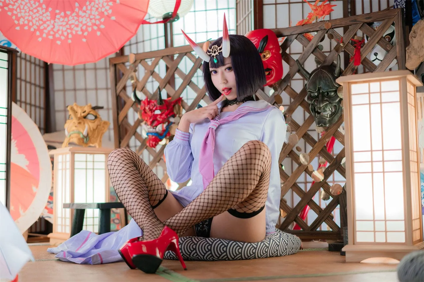 FGO 酒吞童子性感cosplay-绝对领域