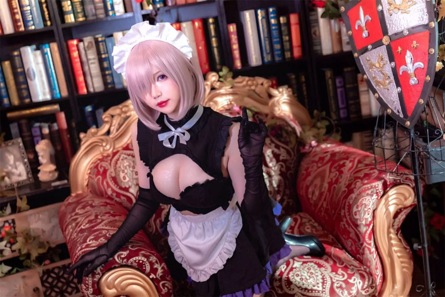 FGO 玛修女仆装cosplay-绝对领域