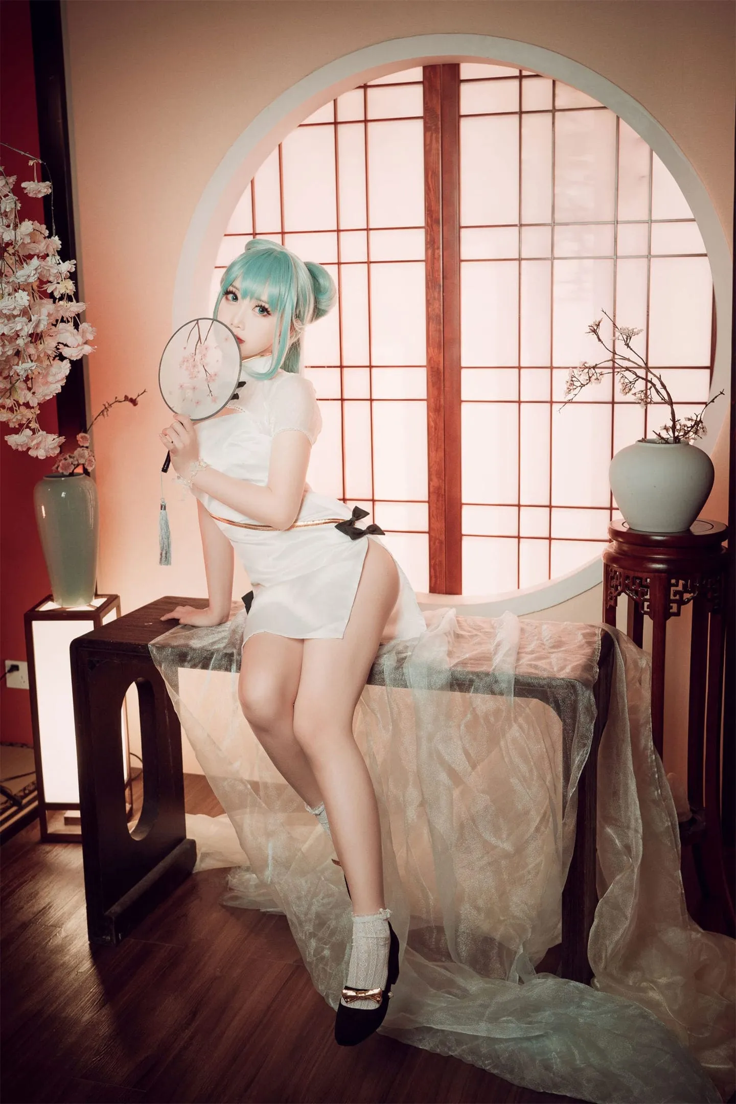 初音未来 旗袍cosplay-绝对领域