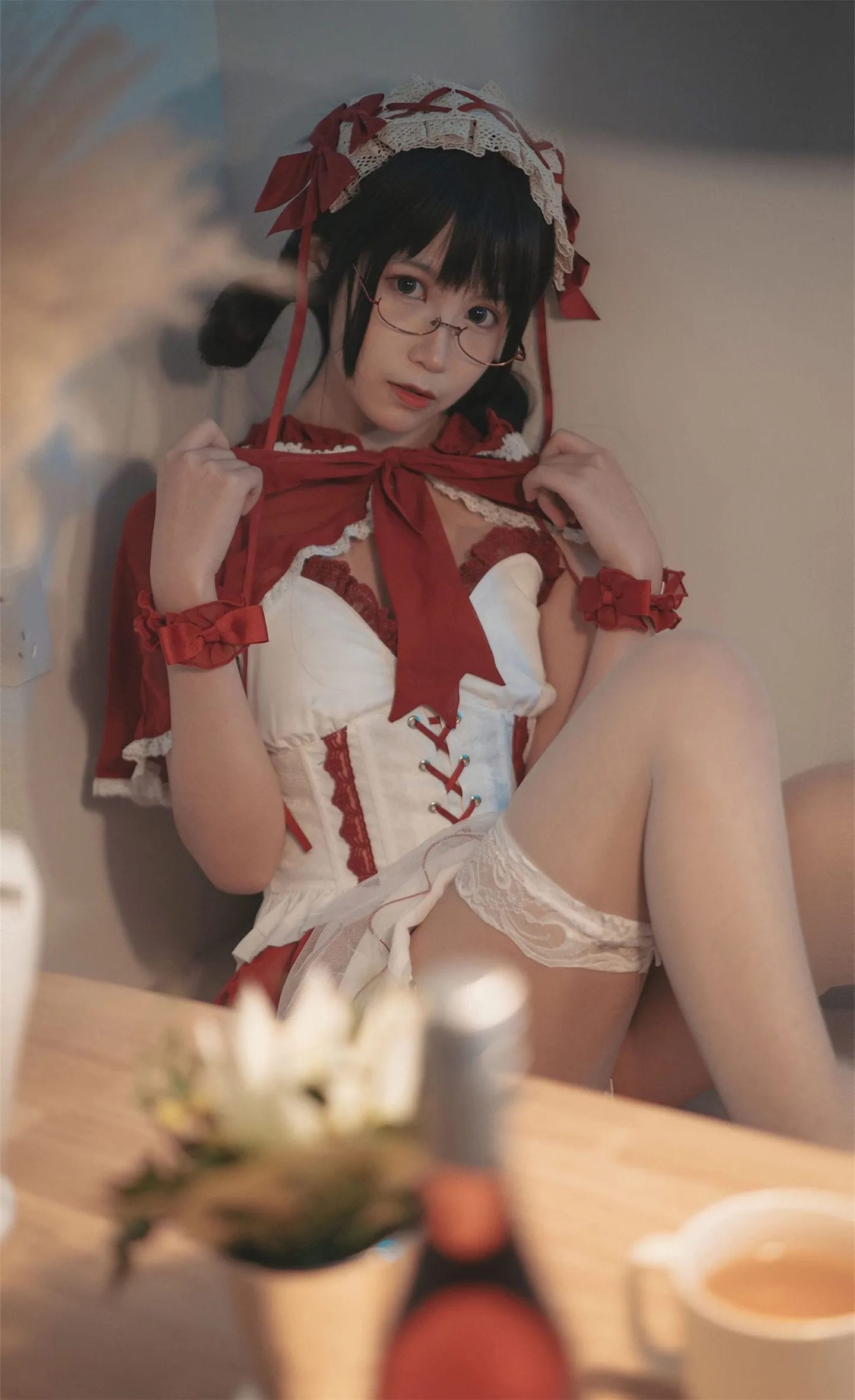 格林童话 小红帽cosplay-绝对领域
