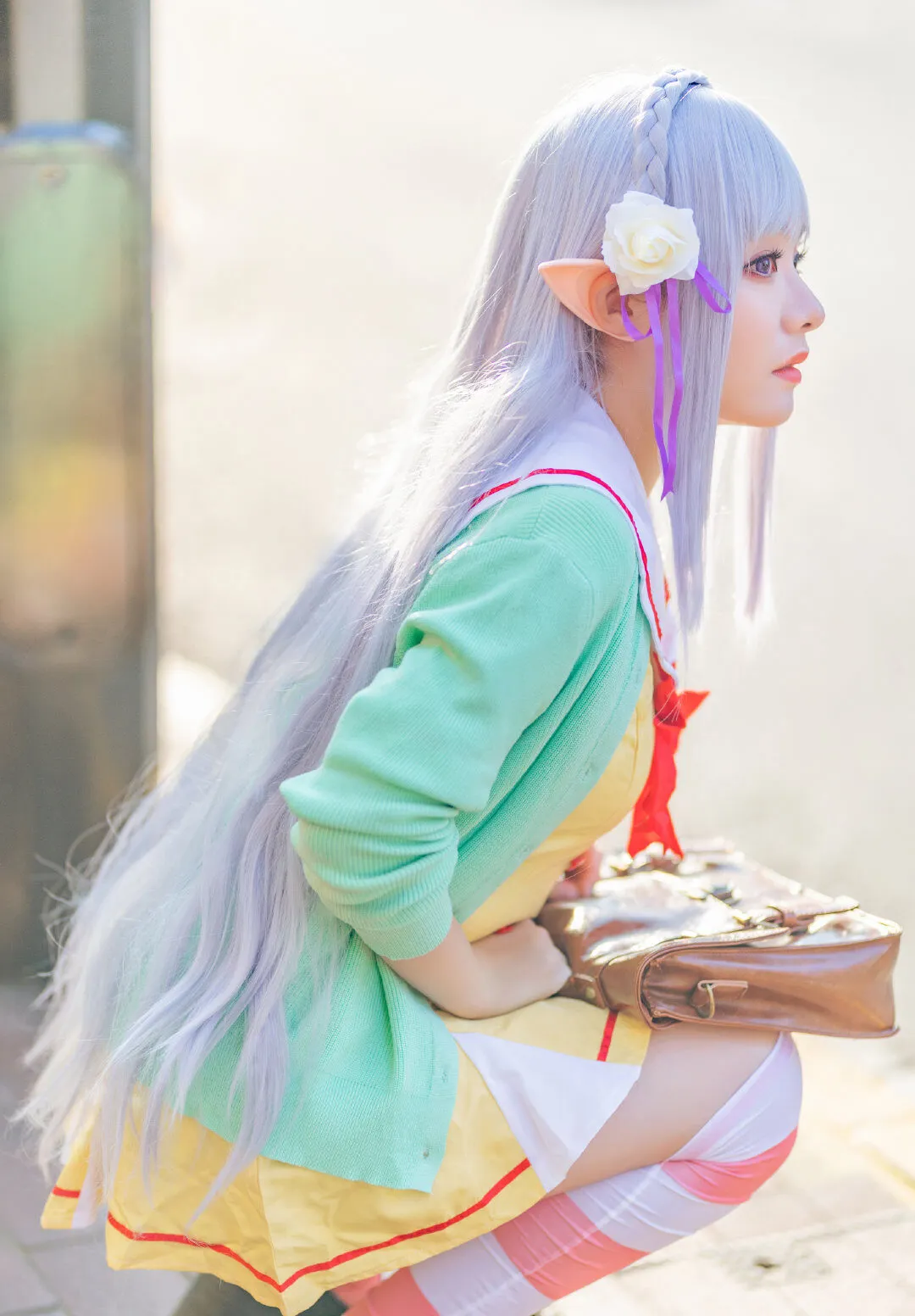 《re:从零开始的异世界生活》艾米莉亚cosplay-10