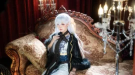 《碧蓝航线》贝尔法斯特 倾城之华扇cosplay-绝对领域