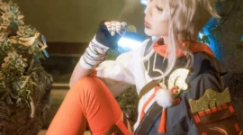 《原神》枫原万叶cosplay-绝对领域