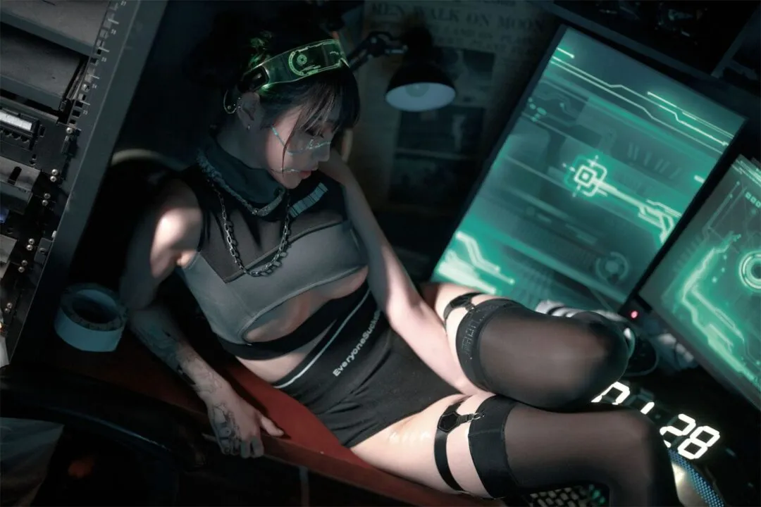 赛博朋克 仿生人形cosplay-23