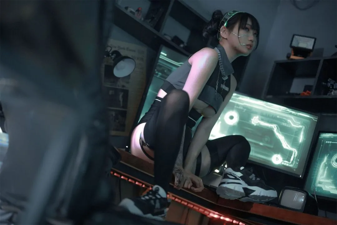 赛博朋克 仿生人形cosplay-26