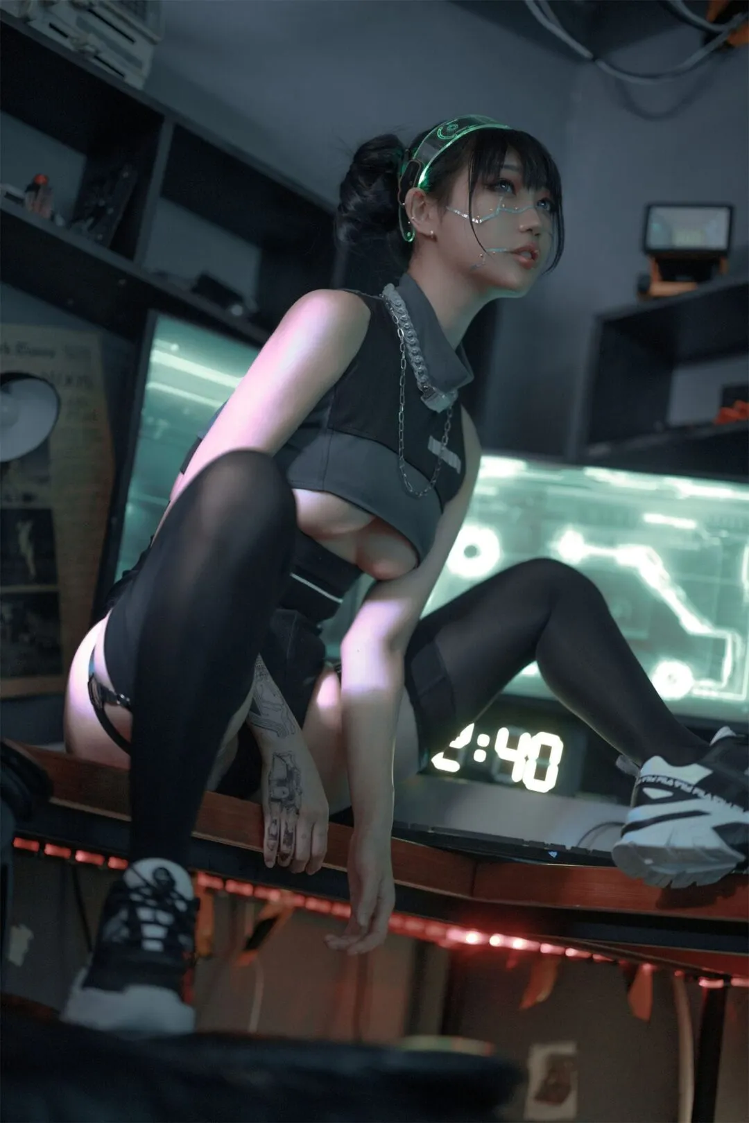 赛博朋克 仿生人形cosplay-25