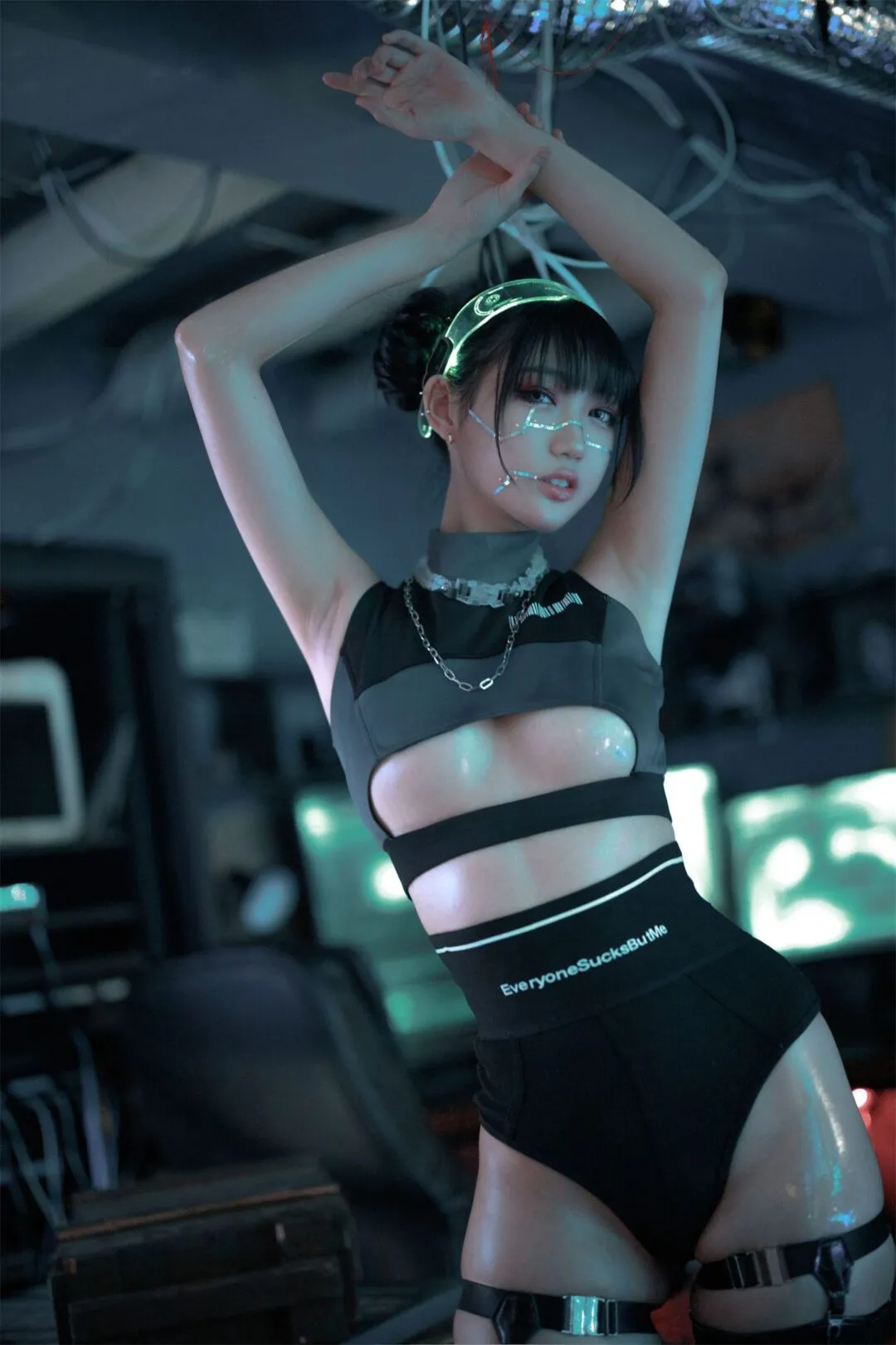 赛博朋克 仿生人形cosplay-绝对领域