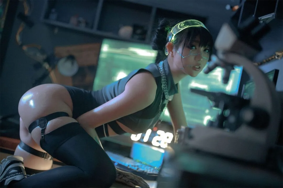 赛博朋克 仿生人形cosplay-17