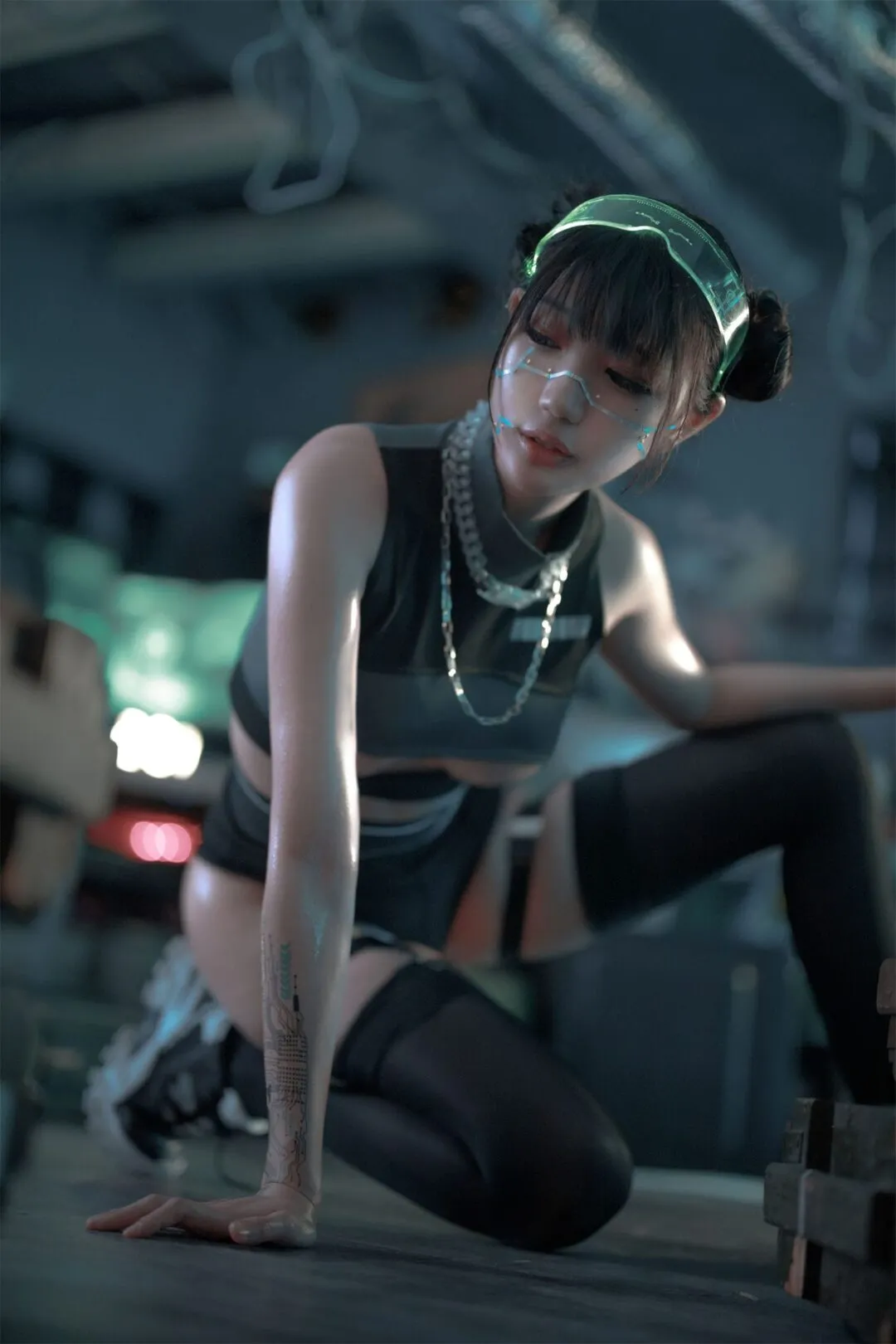 赛博朋克 仿生人形cosplay-13