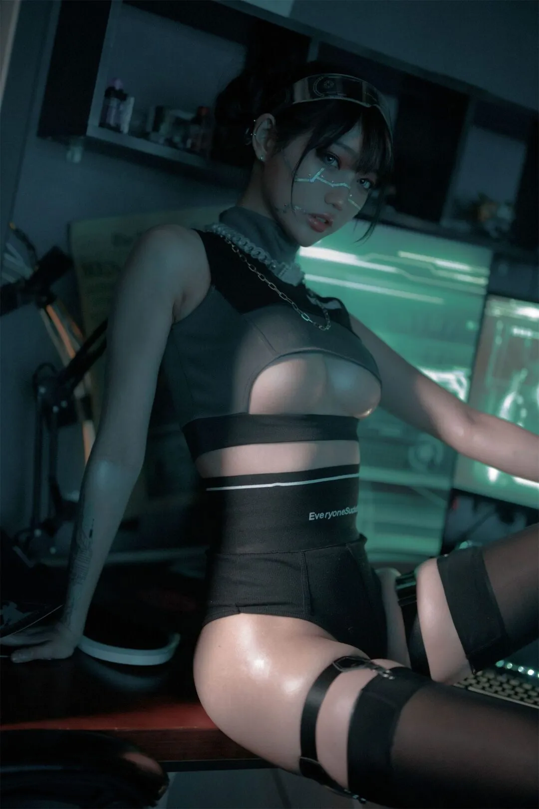 赛博朋克 仿生人形cosplay-19