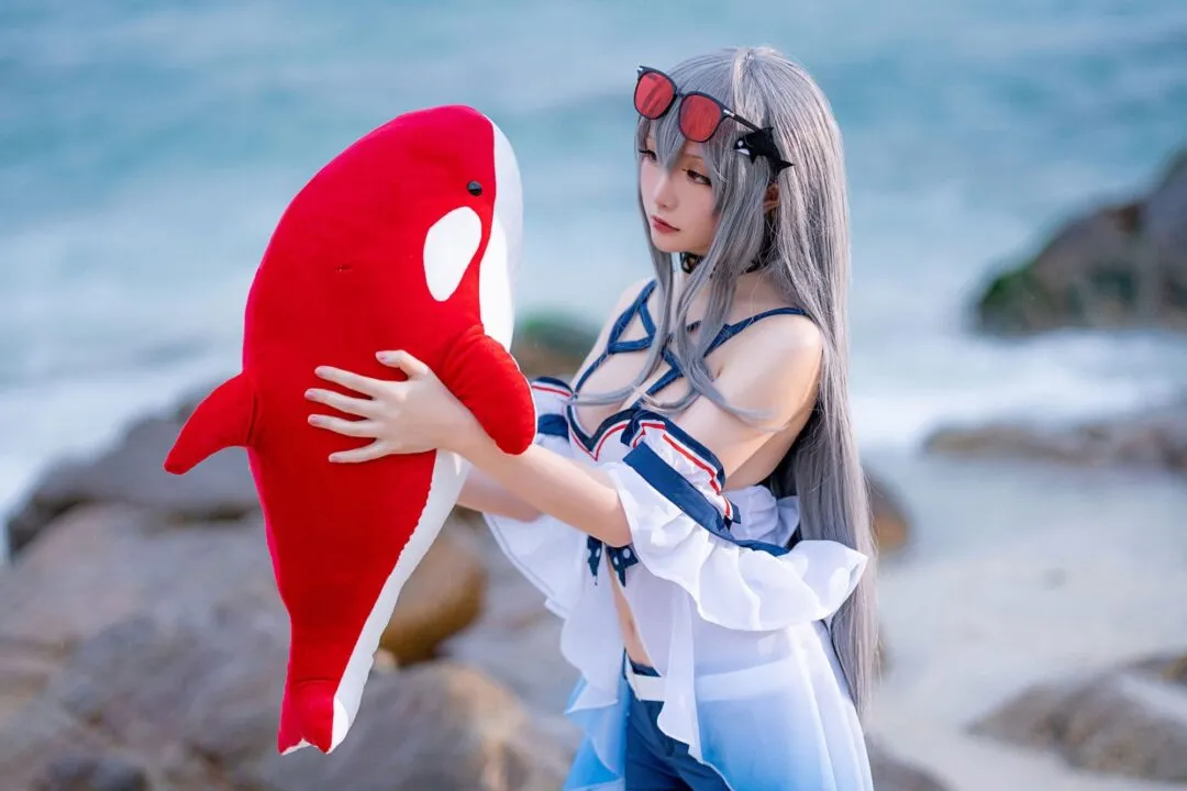 明日方舟 斯卡蒂cosplay-绝对领域