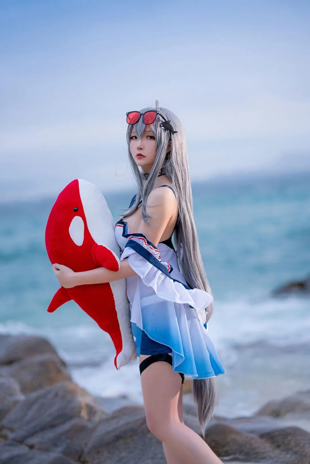 明日方舟 斯卡蒂cosplay-绝对领域